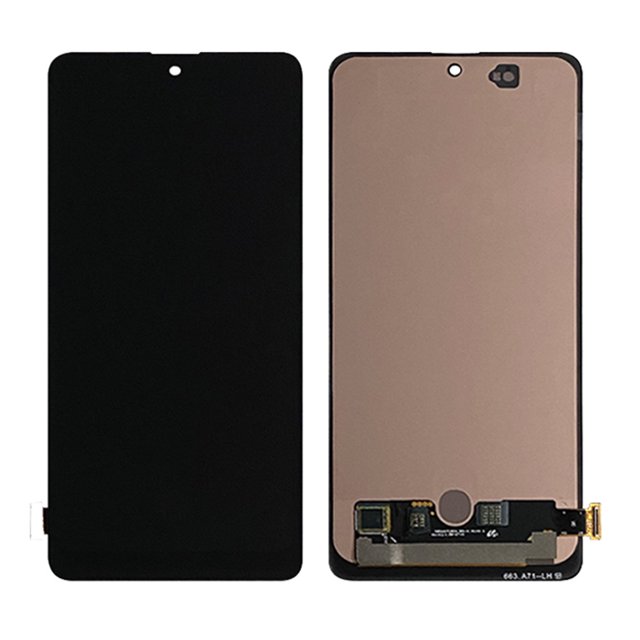 Écran LCD de Cellulaire Réparation Écran Tactile Numériseur en Verre Pièce Sensible Remplacement pour Samsung A715 Type 1 Empreinte Digitale