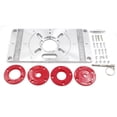 thumbnail image 1 of thinsony Router Table Insert Plate Trimmer Screws Trimming Machine for Woodworking Red, 1 of 9