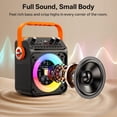 thumbnail image 3 of JYX Karaoke Machine for Adult, Wireless Speaker with RGB Light for Party, Portable Home Singing Speaker with 2 Microphones, T35-T, 3 of 8