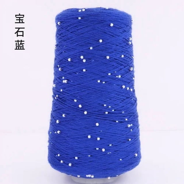 350g Pearl Mercerized Cotton Yarn Hand-knitted Cotton Pearl Lace Line Fine Crochet Thread Bead Thread Diy Hand-braided Thread