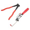 thumbnail image 4 of Car Banding Tool, Universal 2Pcs/Set Stainless Steel Wear Resistant CV Joint Boot Clamps   For Cooling System Fuel Vacuum Hose, 4 of 8