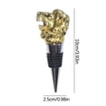 thumbnail image 3 of Dvkptbk Bouchon de Bouteille de Vin Bouteille en Verre Liège Liège Tête de Lion Protecteur de Vin Acier Inoxydable Boisson Liège Bouteille de Champagne Outils en Liège en Liquidation, 3 of 3