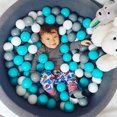 thumbnail image 3 of MeowBaby Large Round 35 x 11.5 In Baby Foam Ball Pit w/ 200 2.75 Inch Balls, 3 of 7