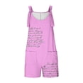 thumbnail image 4 of Penkiiy Combinaison Décontractée Sans Manches pour Femme, Rose, G, 4 of 6