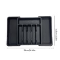 thumbnail image 3 of Dvkptbk Expandable Silverware Drawer Organizer Large Capacity Utensil Adjustable Utensil Organizer Cutlery Drawer Organizer for Forks Knives Multipurpose Kitc Silverware Organizer, 3 of 8