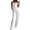 White, variant on TrendOFT Summer Jumpsuit For Women Dressy Solid Tube Top Sleeveless Cold Shoulder Wide Leg Pockets Rompers For Women One Piece Overalls Red S