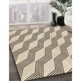 thumbnail image 3 of Ahgly Company Machine Washable Indoor Round Transitional Wheat Beige Area Rugs, 6' Round, 3 of 7