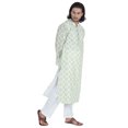 thumbnail image 3 of Atasi Kurta Traditionnel à Manches Longues pour Hommes, Col Mandarin, Tenue de Fête, 3 of 7