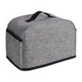 thumbnail image 2 of SSZMDLB Toaster Cover, Toaster Cover, Appliance Dust Cover with Pockets, Protective Cover for 2 Slice Toaster, Keep Clean from Kitchen Splashes, Easy to Wipe Fabric, Countertop Organizer, 2 of 8