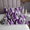 thumbnail image 3 of Erosebridal Geometric Stripe Coverlet Set King,Abstract Artwork Bedding Set,Geometry Lines Decor,Breathable,3 Pieces, 3 of 5