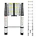 thumbnail image 3 of Telescoping Loft Ladder Extension Ladders 10.5ft 330lbs Max Load for Attic Loft RV Roof Home Office, Aluminum Light Weight Easy to Carry or Storage Stepladder Telescopic Ladder, 3 of 4