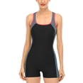 thumbnail image 1 of Charmo Maillot de Bain Sport une Pièce pour Femmes, Tenue de Plage, Maillots Mokini, 1 of 7