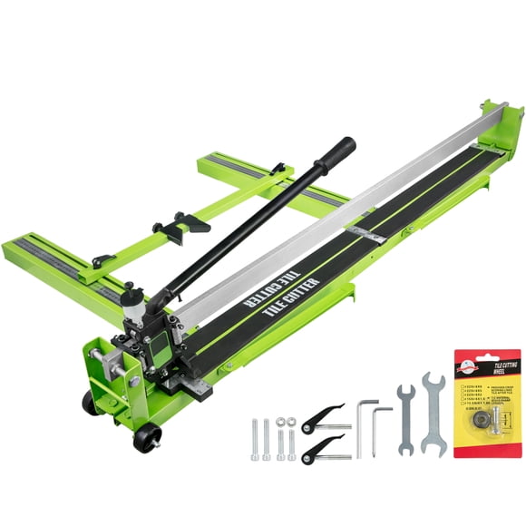 KFFKFF Tile Cutter 47 Inch, Manual Tile Cutter All-Steel Frame,Tile Cutting Machine with Laser Guide and Bonus Spare Cutter
