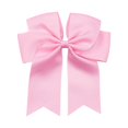 thumbnail image 2 of Iumwxz 6-inch Ribbed Satin Fishtail Double Layered Ribbon Bow Hair Clip For Children's Hair Accessories Hair Clip, 2 of 7