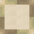 thumbnail image 1 of Ahgly Company Machine Washable Indoor Square Transitional Golden Blonde Gold Area Rugs, 5' Square, 1 of 7