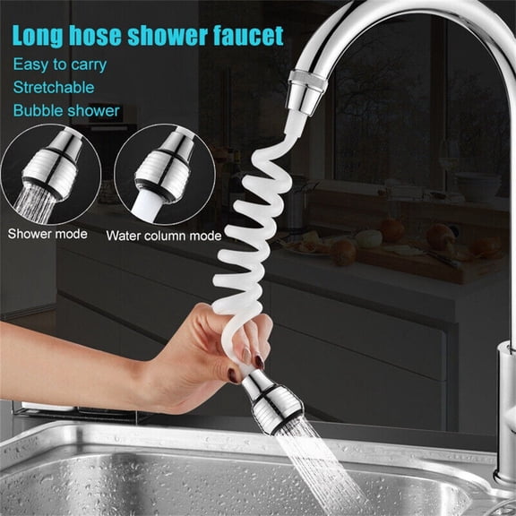 suyin Long Tuyau d'Extension de Robinet Flexible Adaptateur de Robinet Économiseur d'Eau Vaporisateur de Bain Accessoires de Robinet de Douche