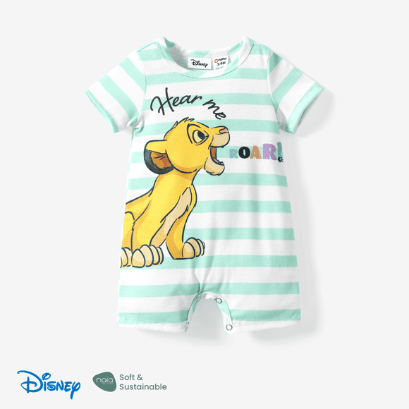 Disney Disney Le Roi Lion Bébé Garçons/filles Simba 1 Pce NaiaTM Imprimé Jungle Rayé Barboteuse