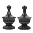 thumbnail image 4 of IFANLANDOR 2Pcs Black Lamp Finial Knob Chic Light Accessory for Floor Lamp, 4 of 8
