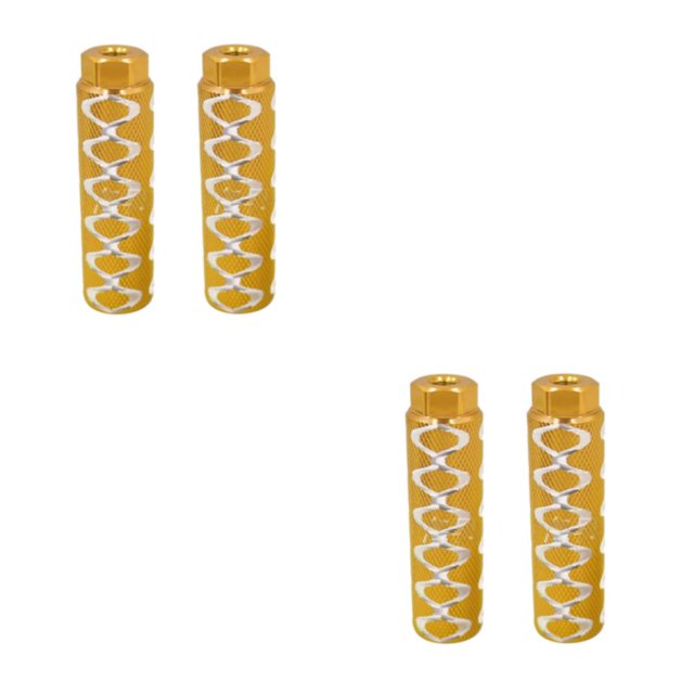 Baohd 2x Precise Fit And Corrosion-resistant Bike Pegs For Long-lasting Usage yellow 2Set