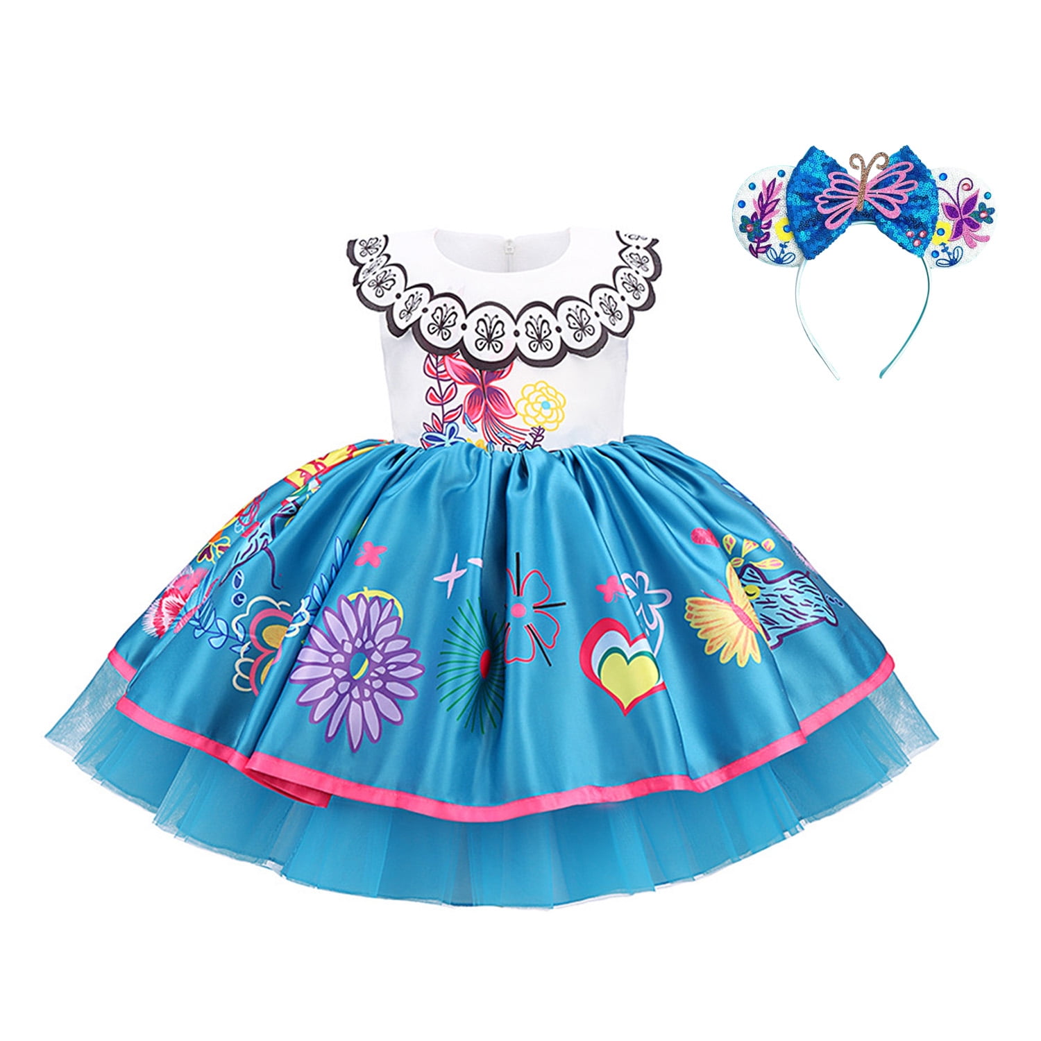 Costume Dress for Girls Cosplay Princess Halloween Dress Up