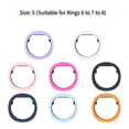 thumbnail image 1 of 8pcs For RingConn Gen 2/2 Air Silicone Protective Cases Dustproof Shockproof Anti Drop Silicone Ring Elastic Cover, 1 of 10