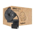 thumbnail image 1 of Logitech Brio 305 Full HD Webcam with Auto Light Correction, Graphite, 1 of 15