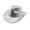 Silver, variant on Fgnfyis Gold Solid Color Fashion Stage Hat for Men and Women Party Festival Western Cowboy Hat Womens Hats Gold M