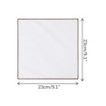thumbnail image 2 of INSPIRE CHIC Men's Pocket Square Cotton Handkerchiefs for Suits Jacket Coffee One Size, 2 of 4