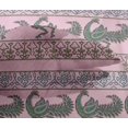 thumbnail image 4 of oneOone Viscose Chiffon Fabric Floral & Peacock Block Print Fabric By Yard 42 Inch Wide, 4 of 4