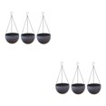 thumbnail image 1 of Wweixi 3pieces Stylish Planters For Hanging Pot Flower Plant Hanging Garden grey S 2Set, 1 of 6