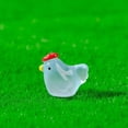 thumbnail image 1 of Mini Poule en Résine Lumineuse en Pot pour Mini Jardin Conte Aquarium Fête Décoration de Maison, 1 of 6