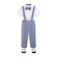 thumbnail image 4 of Timegard Boys Clothes Toddler Suit Overalls Removerable Strap Casual Children Comfy Pants Solid Color, 4 of 5