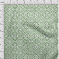 thumbnail image 4 of oneOone Georgette Viscose Green Fabric Asian Block Floral Sewing Craft Projects Fabric Prints By Yard 42 Inch Wide, 4 of 4