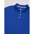 thumbnail image 2 of Hanes Polo FreshIQ X-Temp pour Hommes, 3TG, Bleu Royal Foncé, 2 of 3