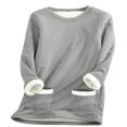 thumbnail image 2 of Ladies‘ Cozy Tracksuit Set with Fleece Lined Sweatshirt and Stretchy Sweatpants, 2 of 8
