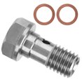 thumbnail image 3 of Oil Feed Adapter, High Hardness   Oil Feed Restrictor Stainless Steel  For Car, 3 of 8