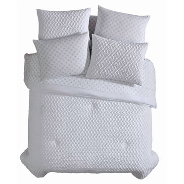 Mainstays Micro Texture 7-Piece Bed in a Bag Set