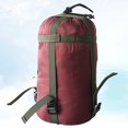 thumbnail image 2 of CIMAXIC Sac de Rangement Sac de Compression Sac de Couchage Sac de Compression Sacs de Rangement Portables pour Couettes pour Camping Randonnée Backpacking (Claret),7.09"X7.09"X14.96 Pouces, 2 of 4