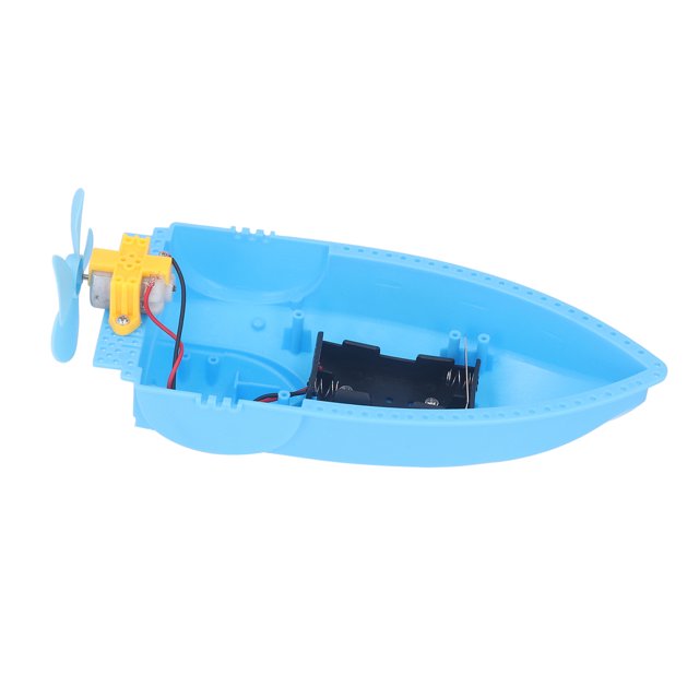 DIY Electric Boat, Plastic Blue DIY Boat Toy Multi Purpose For Students For School Project