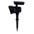 thumbnail image 4 of Mainstays Solar Powered Black LED Landscape Spot Light, 30 Lumens, 4 of 9