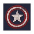 thumbnail image 2 of Captain America Marvel Comics Bouclier Usé T-Shirt Ajusté Adulte, 2 of 2