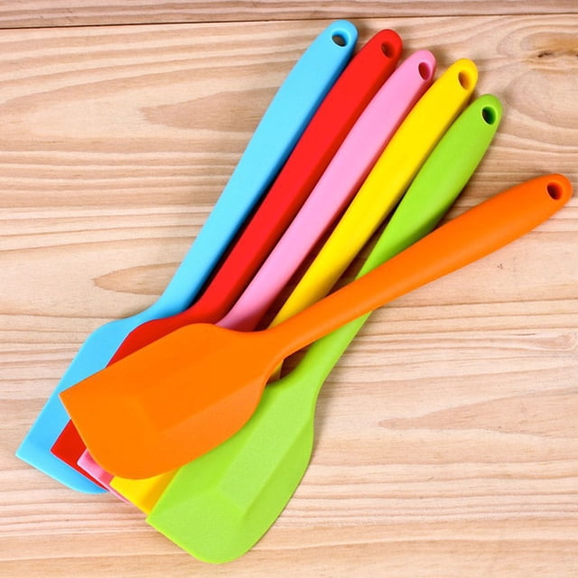 Wweixi Silicone Spatula Cooking Baking Scraper Cake Cream Butter Mixing Batter tools 5pcs