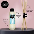thumbnail image 2 of LOVSPA Summer Linen Reed Diffuser Oil Refill with Replacement Reed Sticks - Lemon Grapefruit Aloe Lavender and Golden Amber - Natural Essential Oils - Made in The USA, 2 of 5