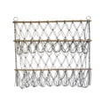 thumbnail image 2 of yuksok Stuffed Animals Storage Hammock Organizing Boho Soft Hanging Organizer Plush Toy gray, 2 of 9