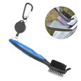 thumbnail image 2 of Golf Club Cleaner Brush Nylon Steel Dual Bristles Cleaning Tool for Golf Accessories, 2 of 7