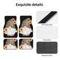 thumbnail image 4 of Kdxio Sunflower Gnomes 4 Print Car Floor Mats Universal SUV Front Rear Floor Foot Mats 4-Piece Full Set with Non-Slip Rubber Backing Car Accessories for Most Cars, 4 of 7