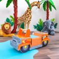 thumbnail image 2 of KidKraft Safari 2 en 1 Joue et Roule avec EZ Kraft Assemblage 9 Pcs, 2 of 10