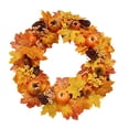 thumbnail image 3 of Autumn Pumpkin Wreath, Fall Wreaths, Photo Props, Garland, Fall Door Wreath with, 3 of 9