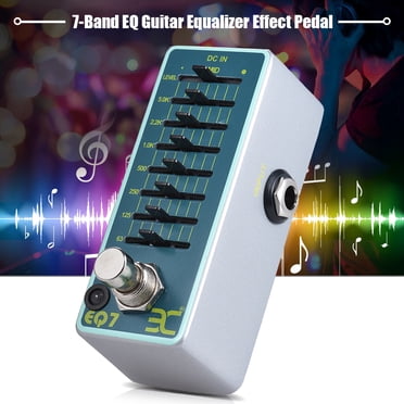 eno eno EX EQ7 Pédale d'Égaliseur de Guitare 7 Bandes au Design Compact, Alimentation 9 V C.c., et Manuel Bilingue