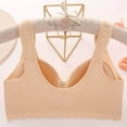 thumbnail image 5 of VEKDONE Woman's Lace Fashion Thin Style Ventilate Front Buckle Bra Without Steel Rim Beige 46/105BC, 5 of 5